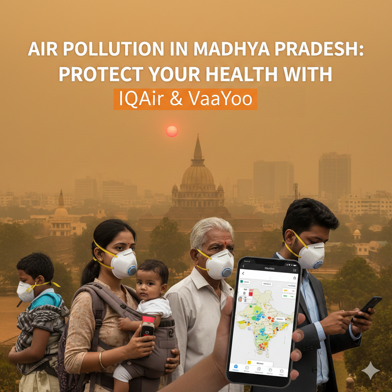 Air Pollution in Madhya Pradesh: Protect Your Health with IQAir & VaaYoo